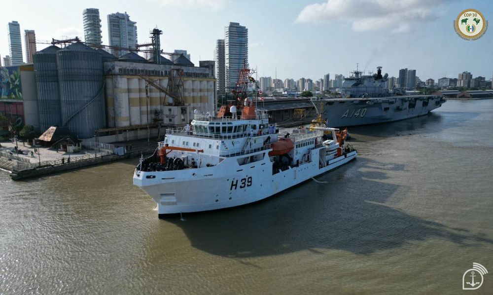 Navio de Pesquisa Hidroceanográfico “Vital de Oliveira” reforça
