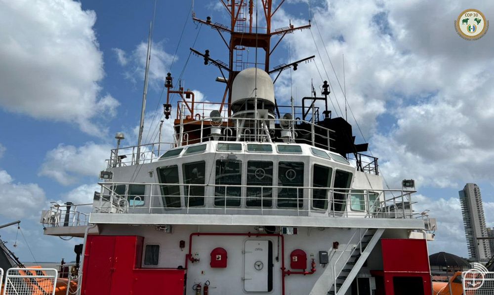 Navio de Pesquisa Hidroceanográfico “Vital de Oliveira” reforça