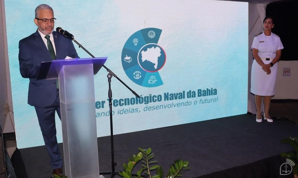 Paulo Cezar Soares Pinheiro, Diretor-Executivo do Cluster Tecnológico Naval da Bahia. Imagem: Terceiro-Sargento (GR) Nilson Soares